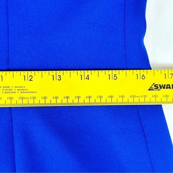 Eliza J Cobalt Blue Knee Length Dress 12 - Picture 10 of 10